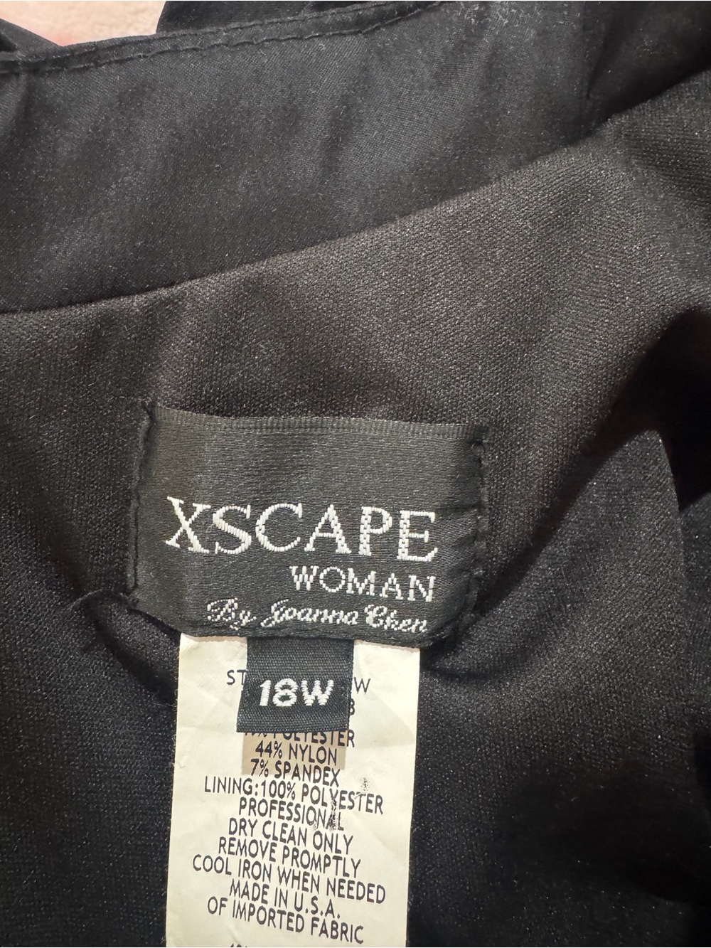 Xscape Black Ruffle Midi Dress - Picture 2 of 3